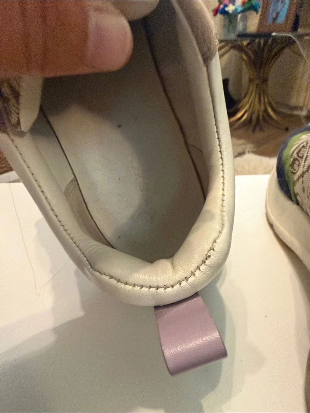 Tory Burch Multicolor Logo Chunky Sneaker in Beige, Green & Lavender